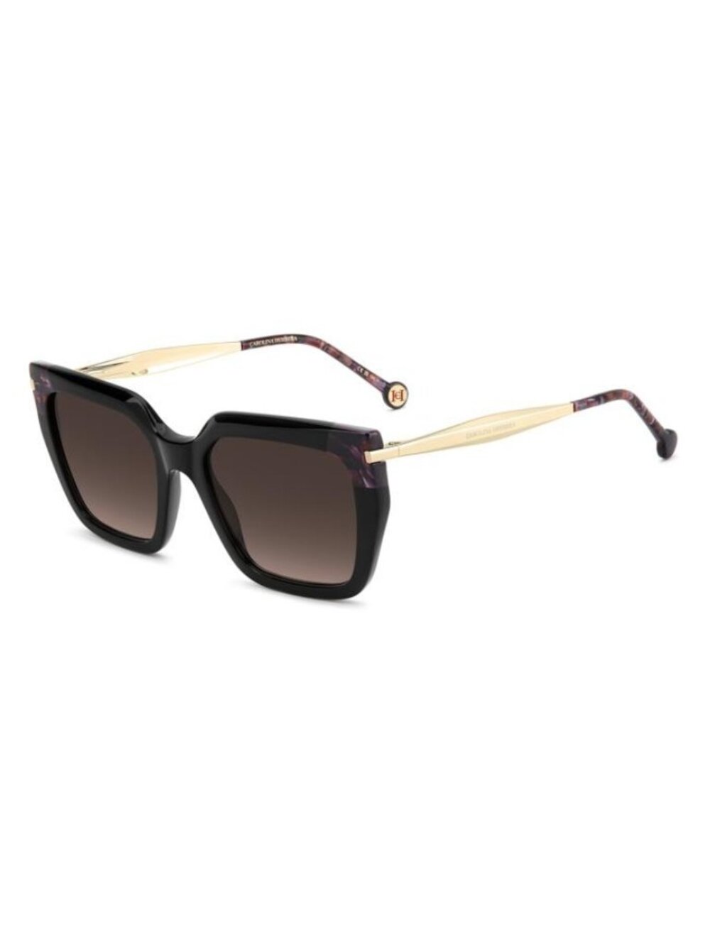 New Carolina Herrera Women's Sunglasses Pink Brown Lens HER 0348 S 3H2 55